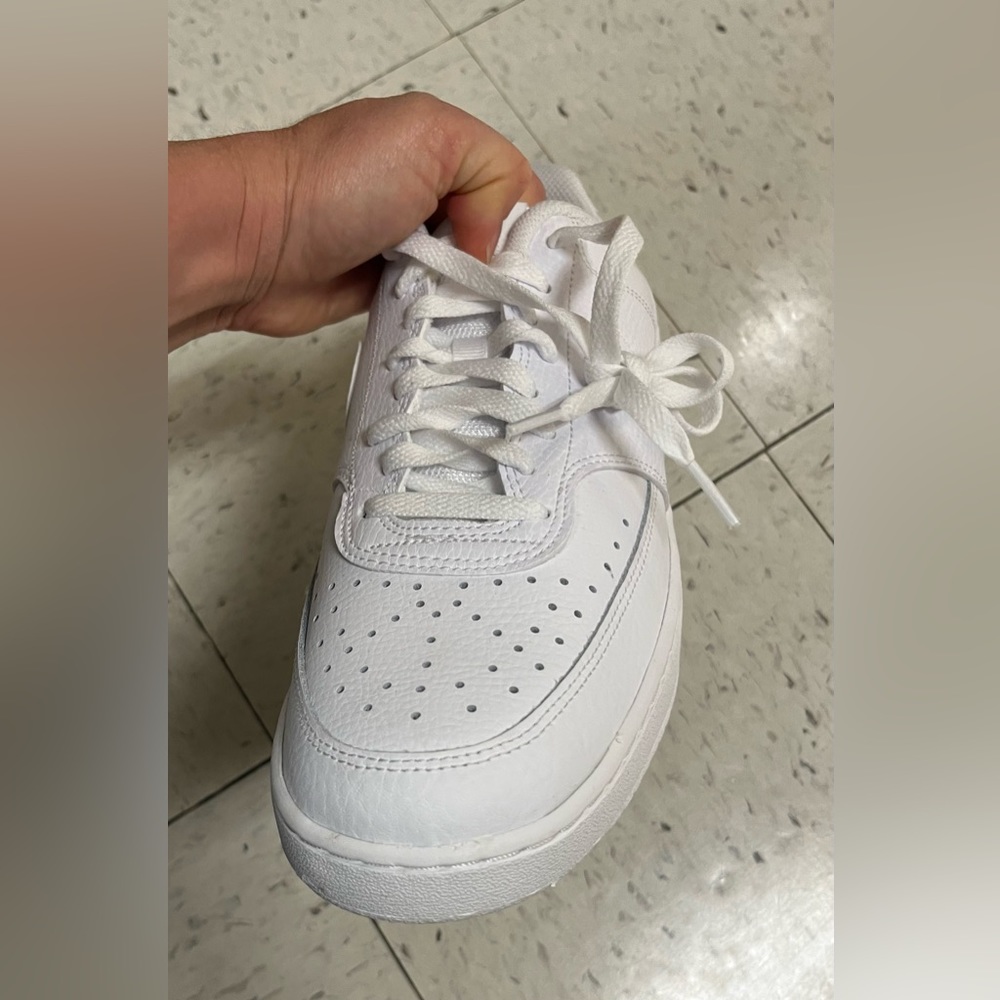 NWOT NIKE Court Lows All White no original box size 11 - Picture 15 of 17